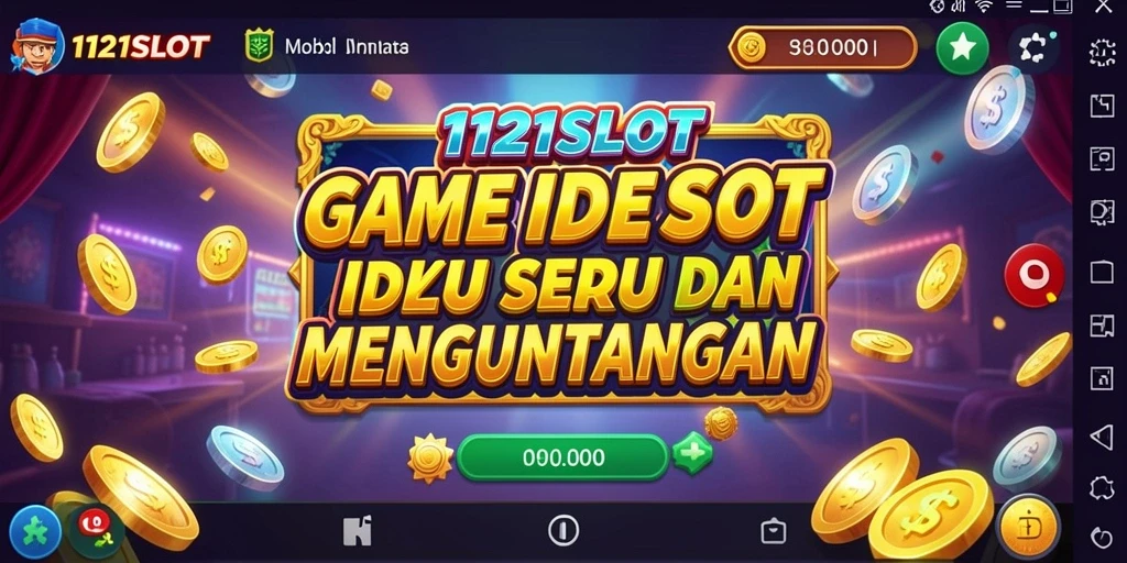 Tampilan gameplay menarik dari 1121SLOT dengan slot yang beragam.