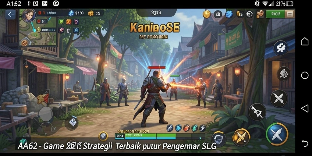 Tangkapan layar gameplay AA62 menunjukkan aksi strategi yang mendebarkan.