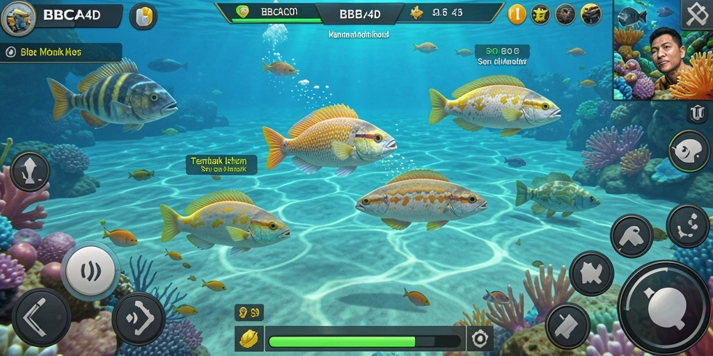 Gameplay menembak ikan yang mengasyikkan di BBCA4D.