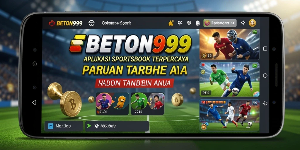 Tampilan menarik dari aplikasi Sportsbook BETON999 saat bertaruh.