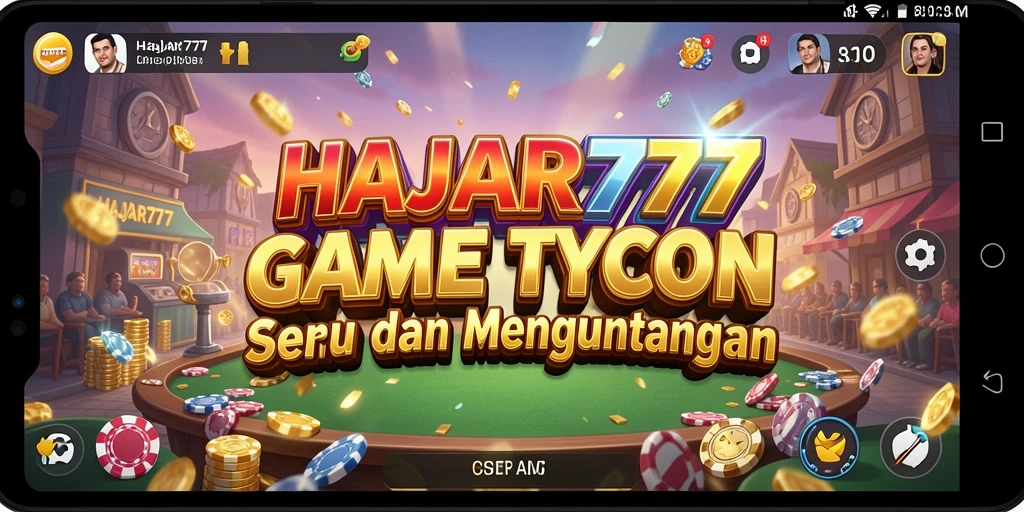 Tampilan gameplay seru dan menantang dari HAJAR777.