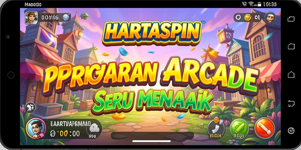 Tampilan gameplay <strong>HARTASPIN</strong> yang seru dan penuh aksi.