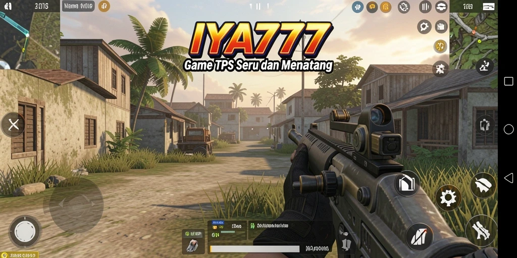 Tampilan menarik dari gameplay <strong>IYA777</strong> dalam aksi pertempuran TPS.