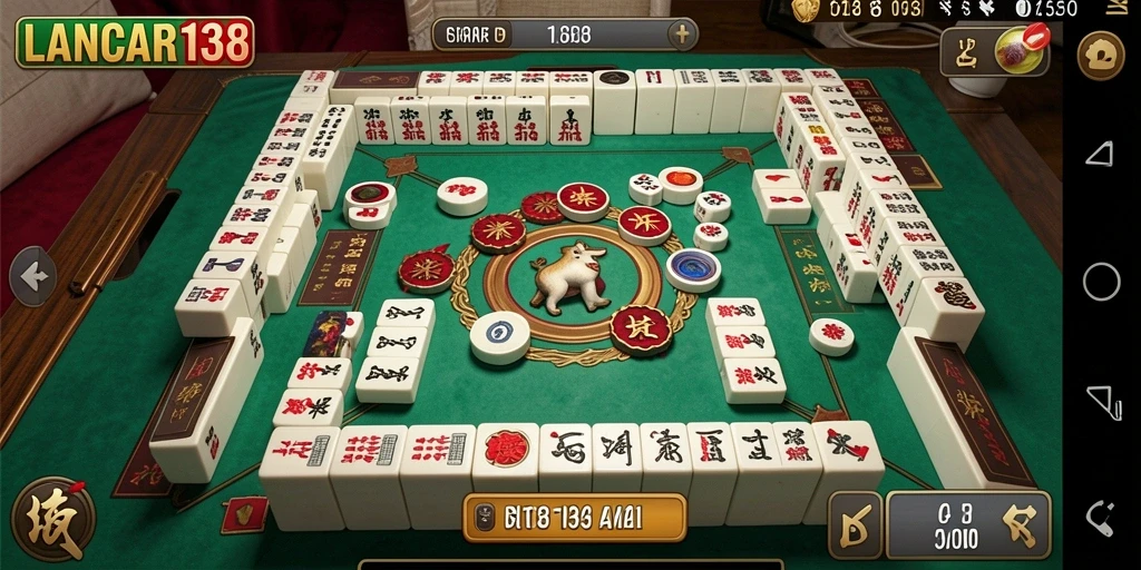 Screenshot gameplay LANCAR138 yang menampilkan tantangan Mahjong.