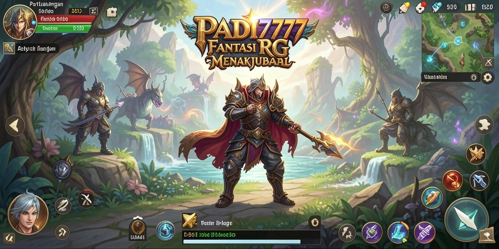 Screenshot utama PADI777 menampilkan aksi bertarung yang epik dan mendebarkan.