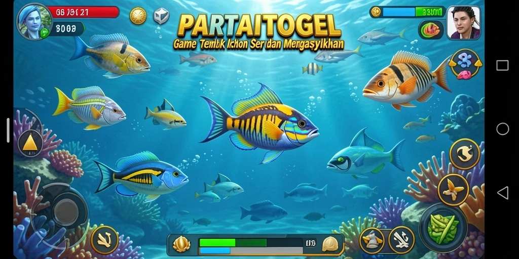 Gameplay seru Tembak Ikan di PARTAITOGEL yang penuh warna.