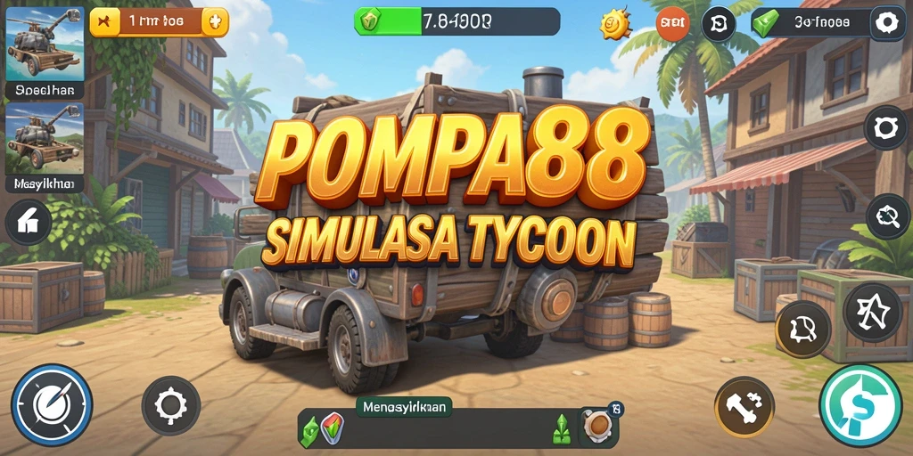 Tampilan gameplay POMPA88 yang menarik dan penuh warna.