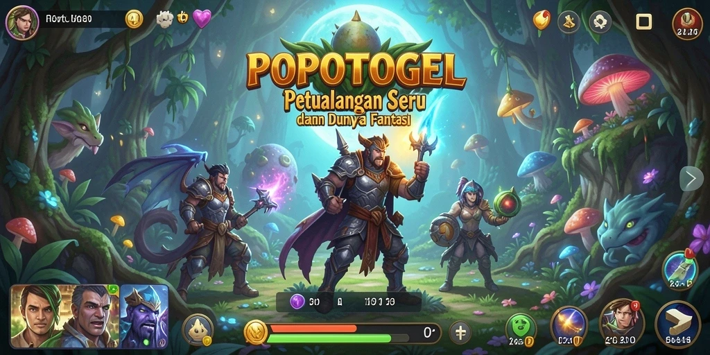 Tangkapan layar gameplay POPOTOGEL menunjukkan pertarungan yang intens dan grafis yang mengagumkan.