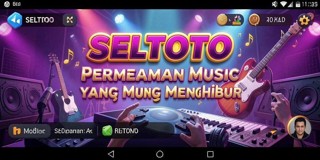 Tampilan seru dari gameplay SELTOTO yang menggabungkan musik dan permainan.