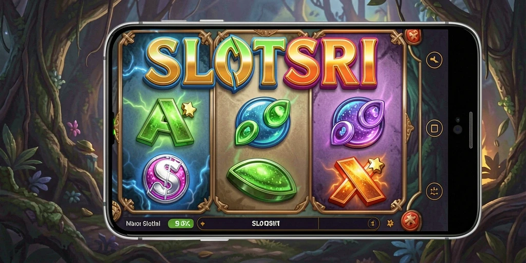 Tangkapan layar gameplay SLOTSRI dengan atmosfer horor yang menakutkan.