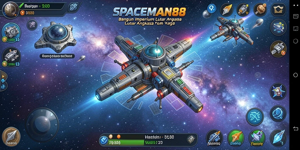 Screenshot utama SPACEMAN88 menampilkan gameplay Tycoon yang seru.