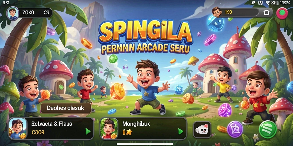 Tampilan gameplay SPINGILA menampilkan aksi seru yang tak terlupakan.