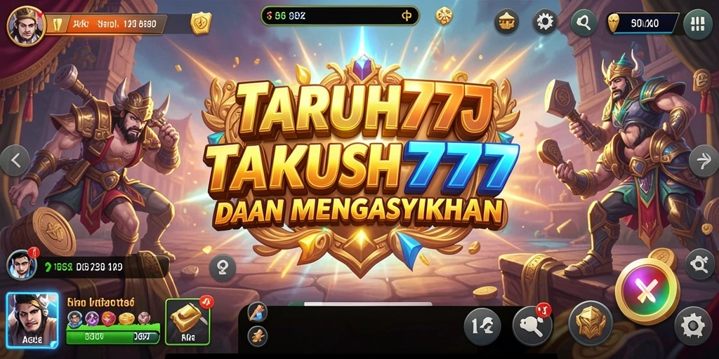 Tangkapan layar menunjukkan pertarungan seru di dalam game TARUH777.