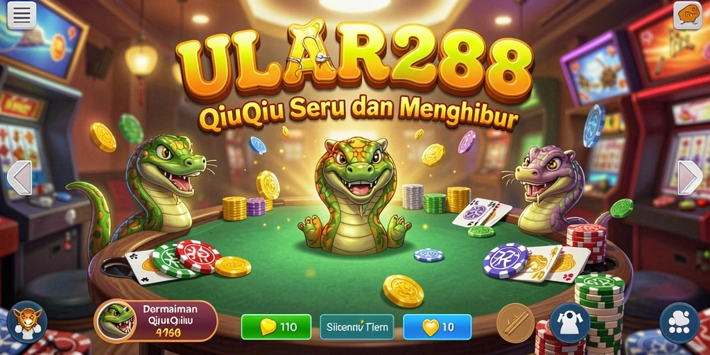 Screenshot yang menunjukkan gameplay seru dalam ULAR288.