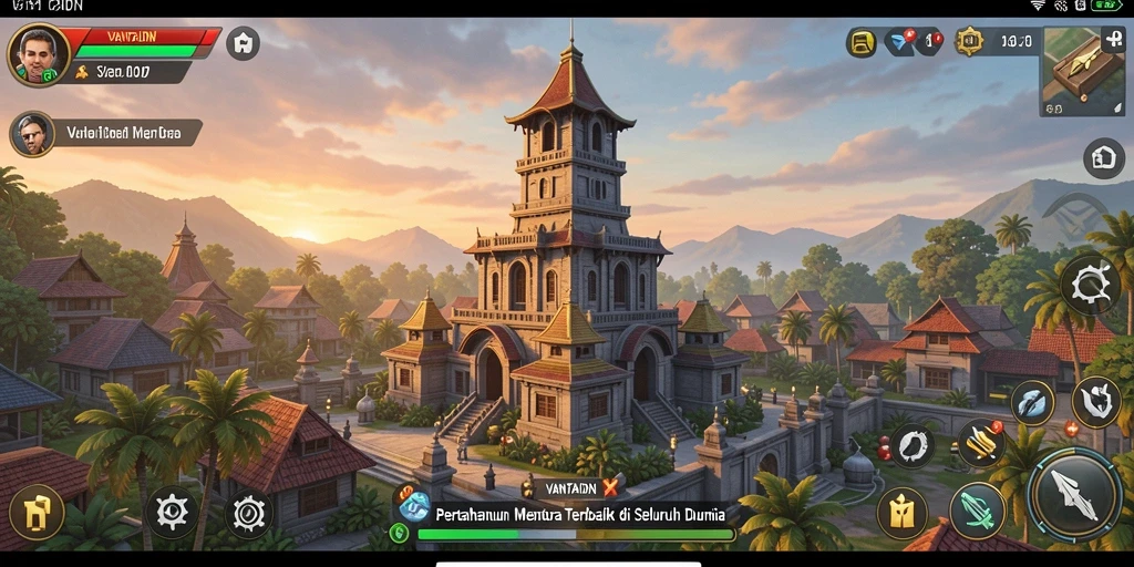 Tampilan gameplay VANTAIDN yang seru dan mendebarkan.