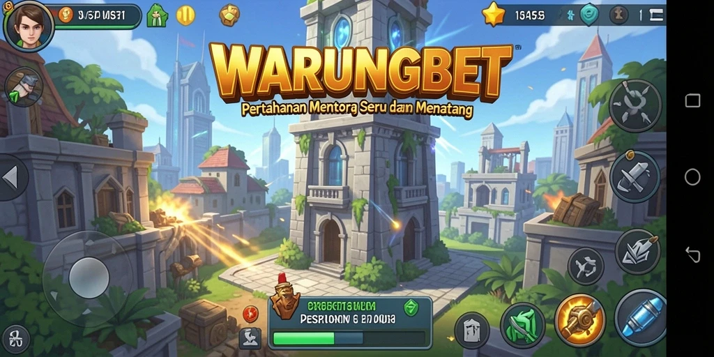 Tampak seru dan menantang dalam gameplay Tower Defense.